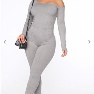 Grey jumpsuit